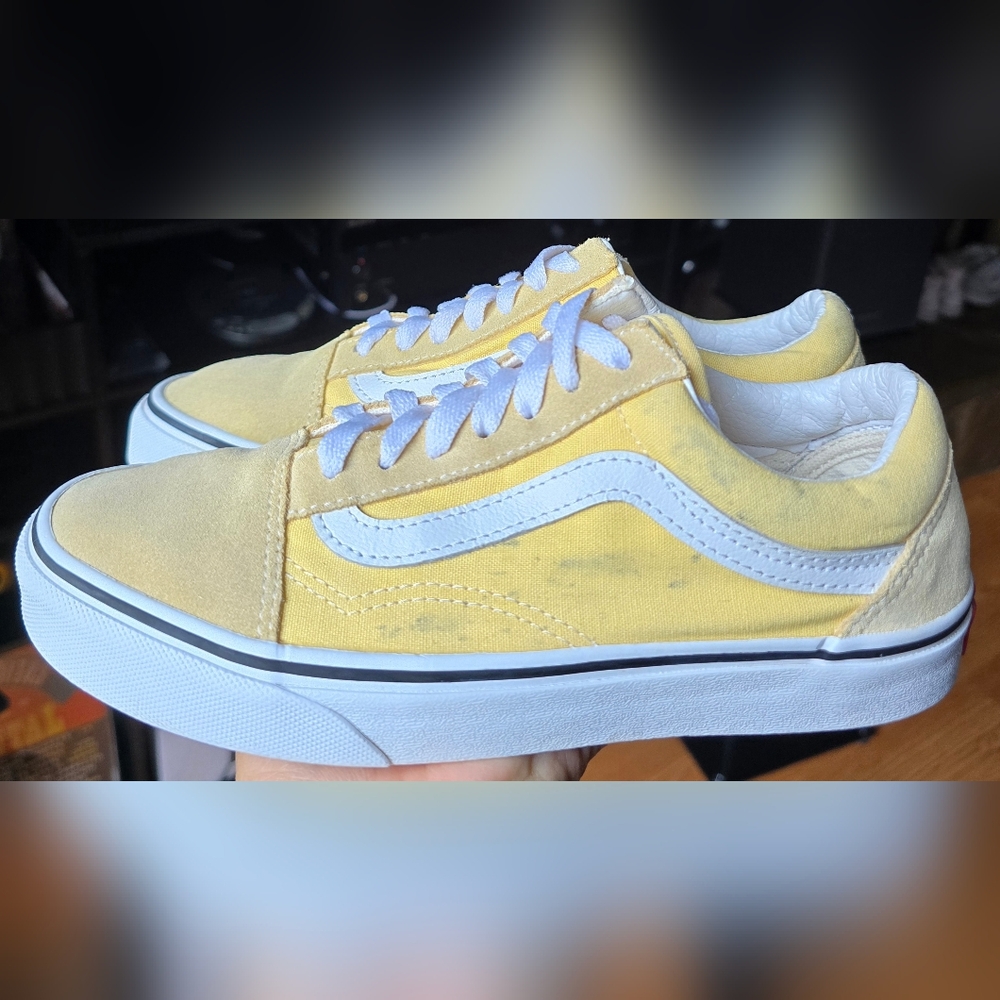Sz 5.0 Men's/6.5 Women's VANS OLD SKOOL BABY YELLOW Casual Shoes